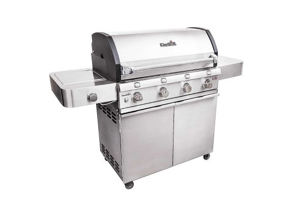 Gratar pe gaz din otel inoxidabil non-magnetic Char-Broil Platinum 4400S 140867, 4 arzatoare din inox, TRU-Infrared - 1 Gratar pe gaz din otel inoxidabil non-magnetic Char-Broil Platinum 4400S 140867, 4 arzatoare din inox, TRU-Infrared - 1
