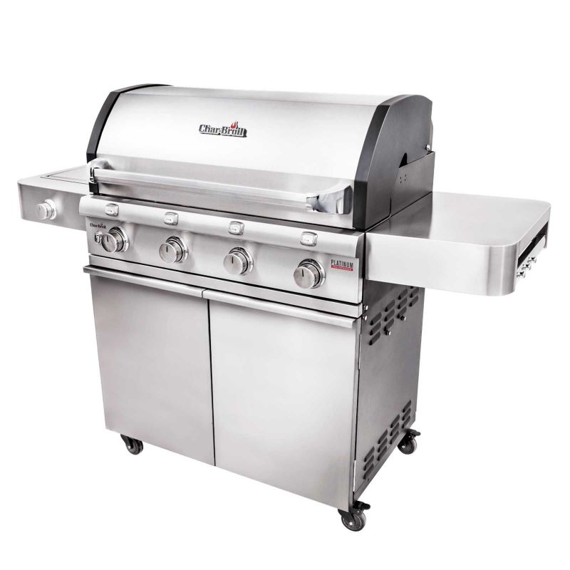 Gratar pe gaz din otel inoxidabil non-magnetic Char-Broil Platinum 4400S 140867, 4 arzatoare din inox, TRU-Infrared - 5