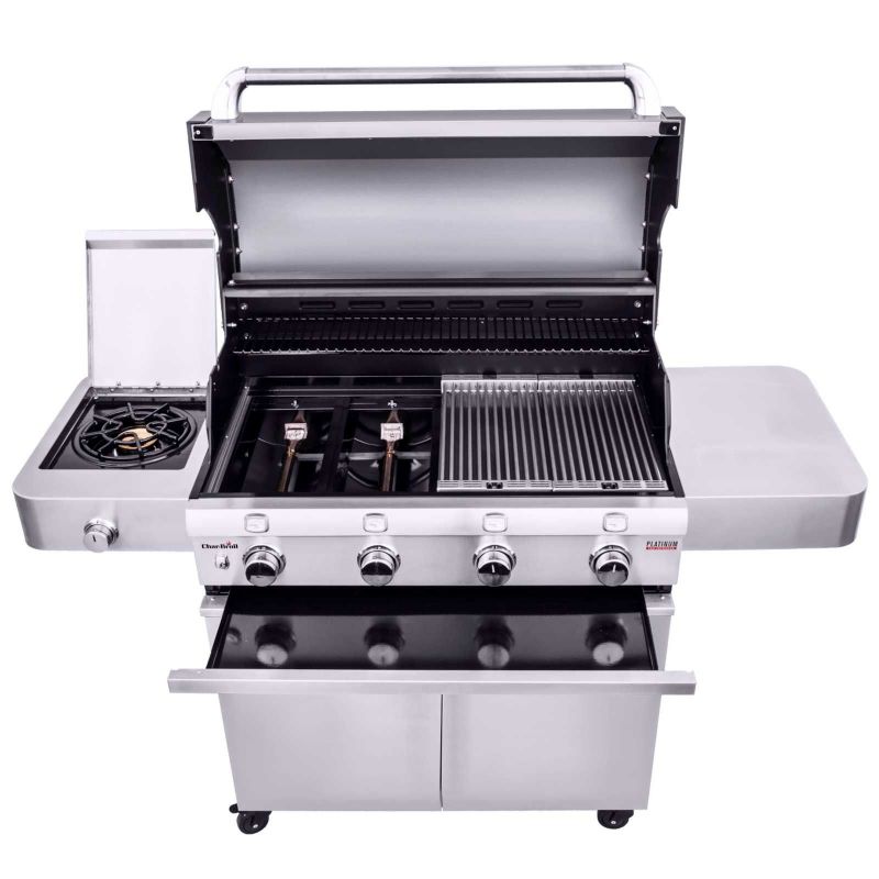 Gratar pe gaz din otel inoxidabil non-magnetic Char-Broil Platinum 4400S 140867, 4 arzatoare din inox, TRU-Infrared - 2