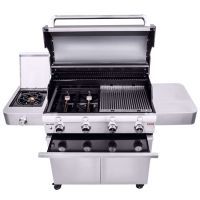 Gratar pe gaz din otel inoxidabil non-magnetic Char-Broil Platinum 4400S 140867, 4 arzatoare din inox, TRU-Infrared - 2