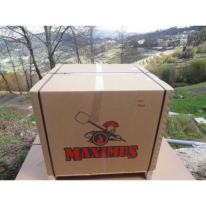 Cuptor traditional pentru pizza pe lemne Maximus negru - 36