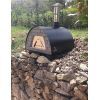 Cuptor traditional pentru pizza pe lemne Maximus negru - 14