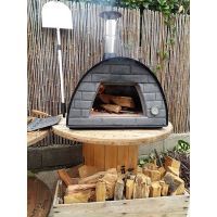 Cuptor traditional pentru pizza pe lemne Maximus negru - 13
