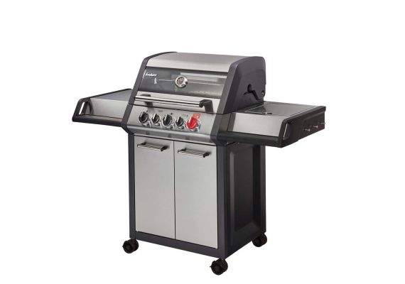 Gratar pe gaz, 3 arzatoare inox, arzator infrarosu, grile fonta, Enders Monroe Pro 3 SIK Turbo 83766 - 1 Gratar pe gaz, 3 arzatoare inox, arzator infrarosu, grile fonta, Enders Monroe Pro 3 SIK Turbo 83766 - 1