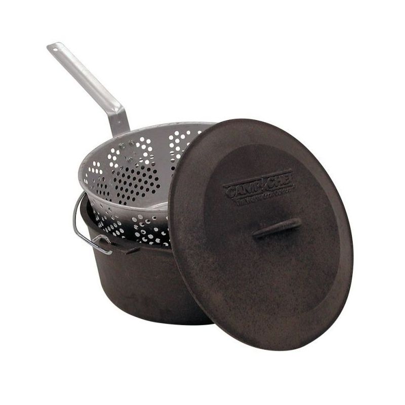 Ceaun din fonta cu friteuza 30 cm Camp Chef CC-CP12 - 1 Ceaun din fonta cu friteuza 30 cm Camp Chef CC-CP12 - 1