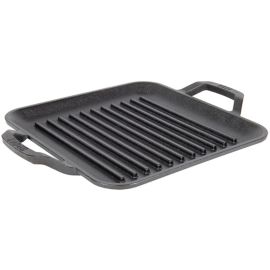 Tava grill patrata din fonta cu doua manere Chef Collection Lodge 28 cm L-C11SGP - 1