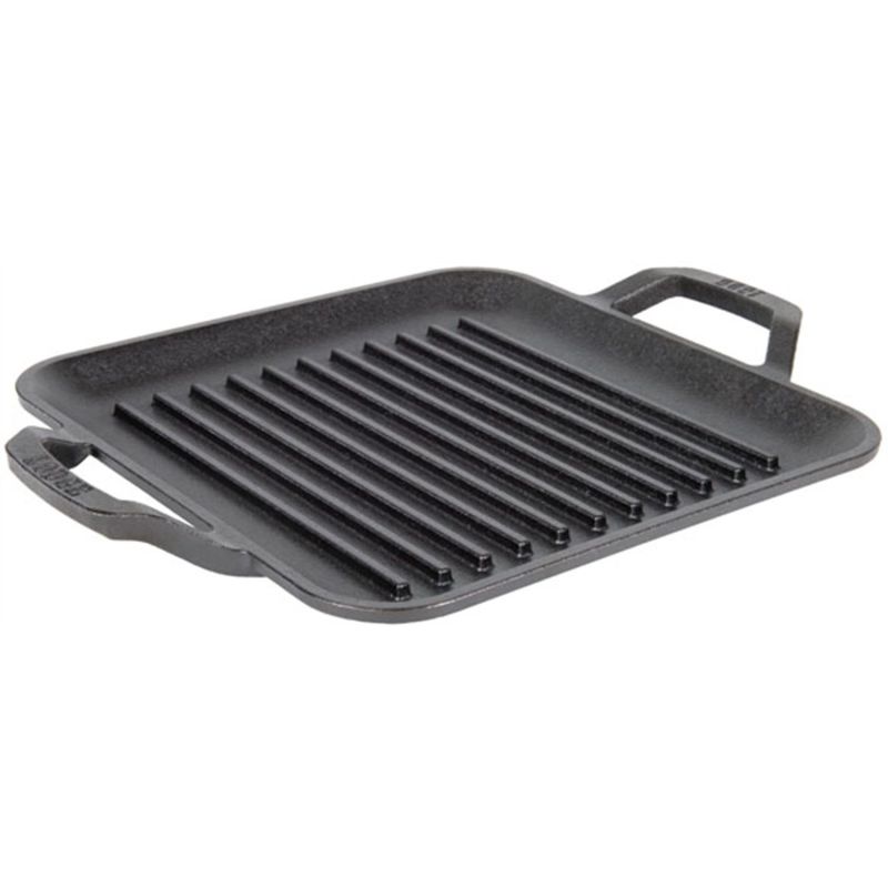 Tava grill patrata cu doua manere Chef Collection Lodge 28 cm L-C11SGP - 1