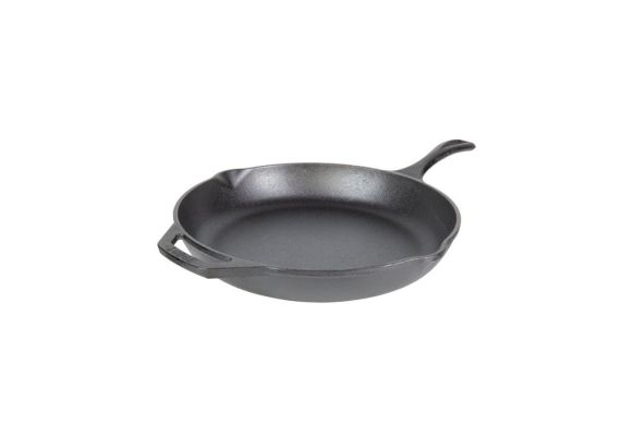 Tigaie adanca rotunda din fonta cu maner Chef Collection Lodge 30 cm L-C12SK - 1 Tigaie adanca rotunda din fonta cu maner Chef Collection Lodge 30 cm L-C12SK - 1