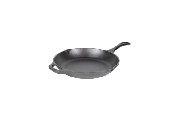 Tigaie adanca rotunda din fonta cu maner Chef Collection Lodge 26 cm L-C10SK - 1 Tigaie adanca rotunda din fonta cu maner Chef Collection Lodge 26 cm L-C10SK - 1
