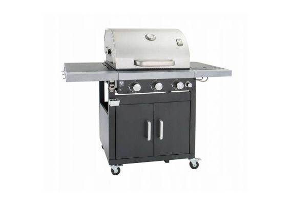 Gratar pe gaz cu 3+1 arzatoare, gratare din fonta, Grill Chef Landmann 12251 - 1 Gratar pe gaz cu 3+1 arzatoare, gratare din fonta, Grill Chef Landmann 12251 - 1