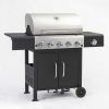 Gratar pe gaz cu 5+1 arzatoare, gratar si plita din fonta, sistem PTS, Grill Chef Landmann Trendy 12201 - 2
