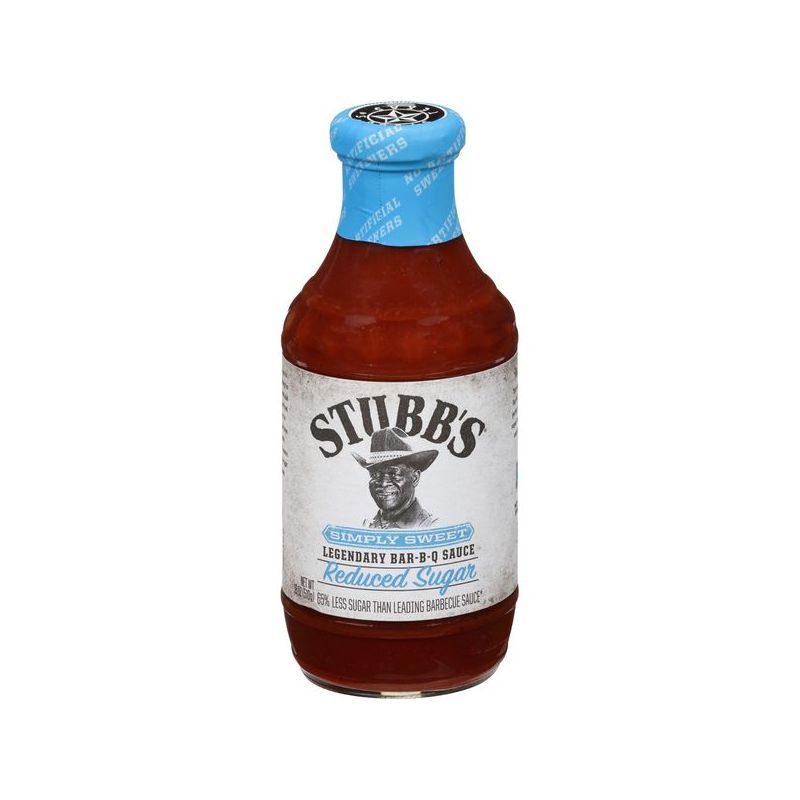 Sos Stubb's Simply Sweet reduced Sugar 450 ml 510 g ST-243 - 1