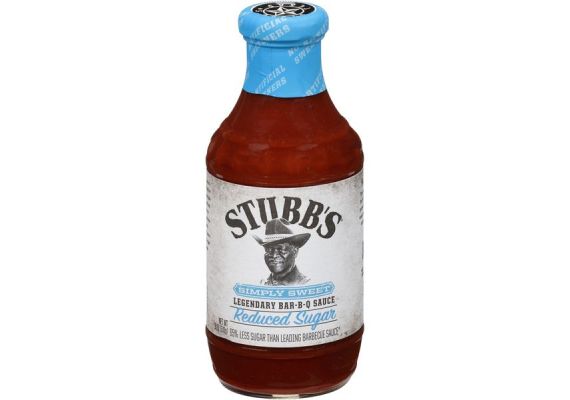 Sos Stubb's Simply Sweet reduced Sugar 450 ml 510 g ST-243 - 1 Sos Stubb's Simply Sweet reduced Sugar 450 ml 510 g ST-243 - 1