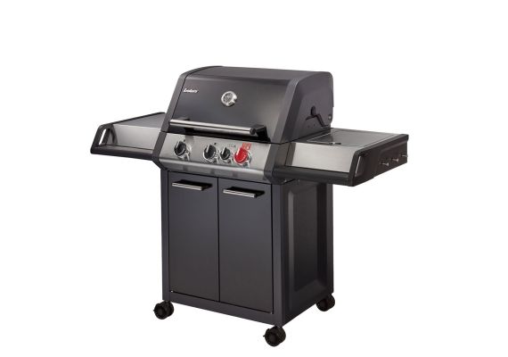 Gratar pe gaz, 3 arzatoare inox, grile fonta, Enders Monroe Black Pro 3 K Turbo 83716 - 1 Gratar pe gaz, 3 arzatoare inox, grile fonta, Enders Monroe Black Pro 3 K Turbo 83716 - 1