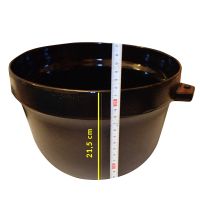 Ceaun din fonta emailata cu capac 10 litri PFH009 - 5