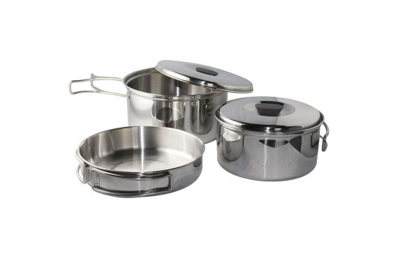 Set vase camping otel inoxidabil Enders Culina, 6 piese 6832 - 1 Set vase camping otel inoxidabil Enders Culina, 6 piese 6832 - 1