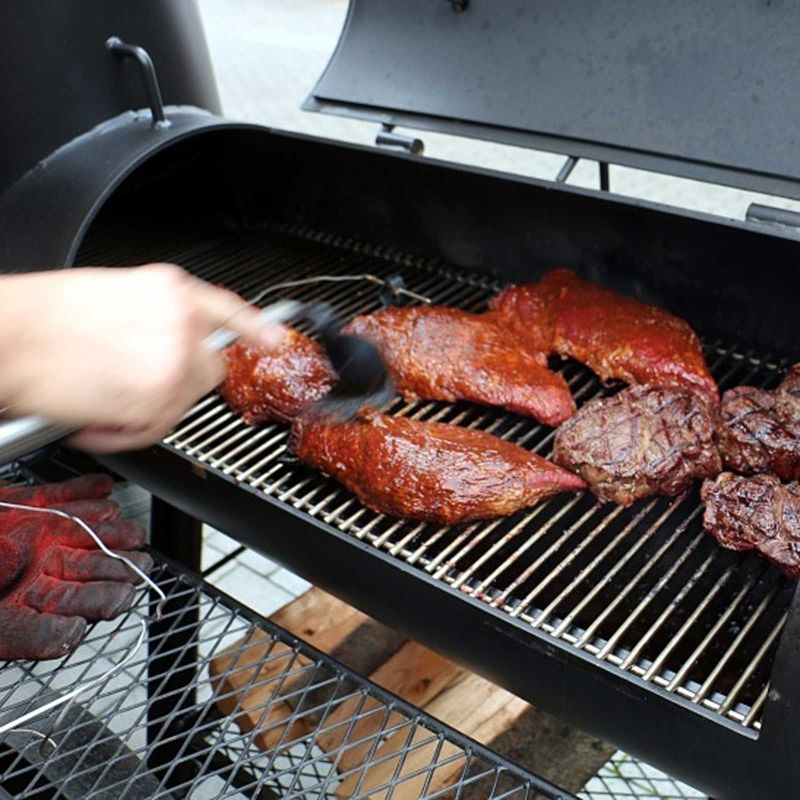 Gratar pe carbuni cu afumatoare JOE&#039;s Barbeque Smoker 20 inci Texas Classic JS-33753 - 10