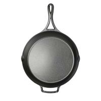 Tigaie adanca rotunda din fonta cu maner triplu asezonata Lodge Blacklock 37 cm L-BL10SK - 2