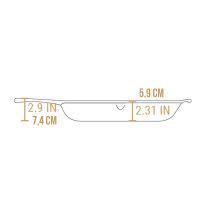 Tigaie adanca rotunda din fonta cu maner triplu asezonata Lodge Blacklock 37 cm L-BL10SK - 14