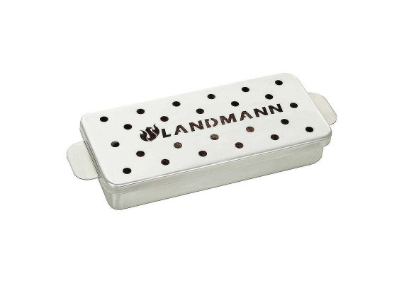 Cutie de afumare din inox pentru gratare Landmann 13958 - 1 Cutie de afumare din inox pentru gratare Landmann 13958 - 1