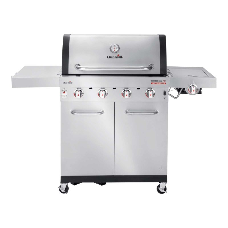 Gratar pe gaz din inox Char-Broil Professional Pro S 4, grile din fonta, sear burner, TRU-Infrared 140921 - 1