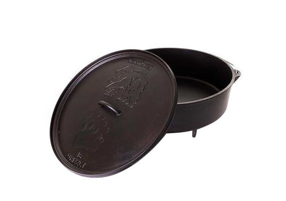 Ceaun din fonta cu capac - cuptor olandez Camp Chef 41 cm 11 litri CC-SDO16 - 1 Ceaun din fonta cu capac - cuptor olandez Camp Chef 41 cm 11 litri CC-SDO16 - 1