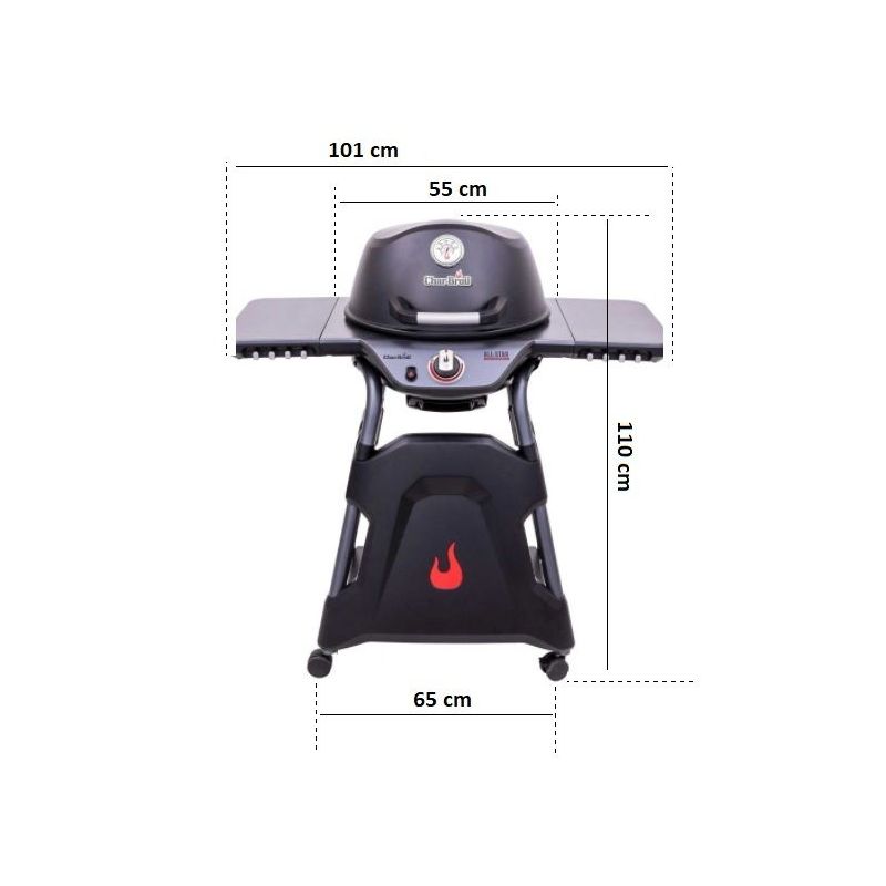 Gratar electric Char-Broil All-Star 120B TRU-Infrared grill din fonta 140891 - 2