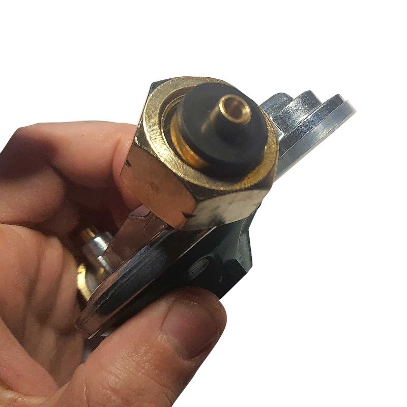 Set regulator gaz de presiune cu furtun si manometru Grandhall A00080040T - 5
