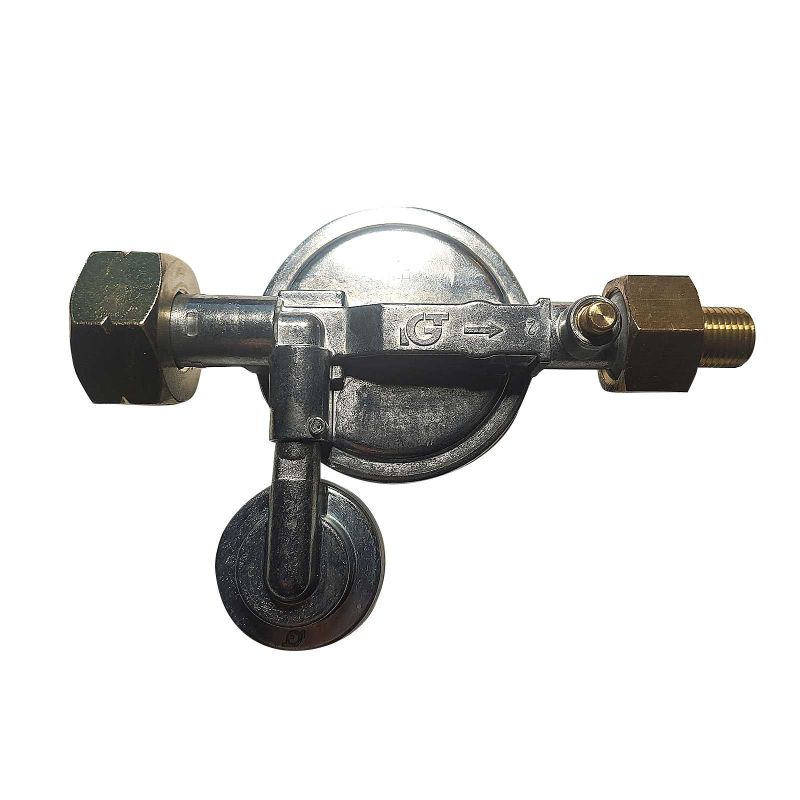 Set regulator gaz de presiune cu furtun si manometru Grandhall A00080040T - 2