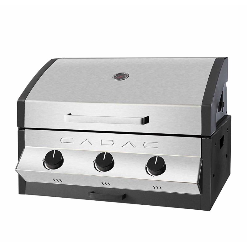 Gratar pe gaz din inox incastrabil Cadac Meridian 3 arzatoare 982231-30-01-EF - 1 Gratar pe gaz din inox incastrabil Cadac Meridian 3 arzatoare 982231-30-01-EF - 1