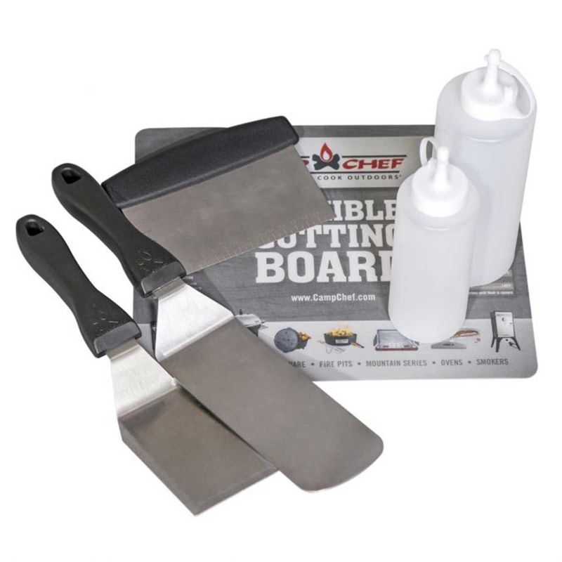 Set profesional de spatule pentru gratar si plancha Camp Chef CC-SPSET6 - 1 Set profesional de spatule pentru gratar si plancha Camp Chef CC-SPSET6 - 1