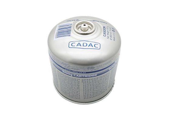 Cartus de gaz cu filet si valva pentru arzator 500 g Cadac CA500-N - 1 Cartus de gaz cu filet si valva pentru arzator 500 g Cadac CA500-N - 1