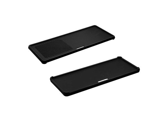 Plita din fonta cu 2 fete neteda si grill 43 x 20,5 cm pentru gratar Monroe Pro 3 Enders 7882 - 1 Plita din fonta cu 2 fete neteda si grill 43 x 20,5 cm pentru gratar Monroe Pro 3 Enders 7882 - 1