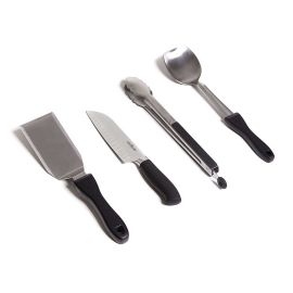 Set profesional de 4 unelte pentru gatit la gratar cu husa transport Camp Chef CC-KSET5