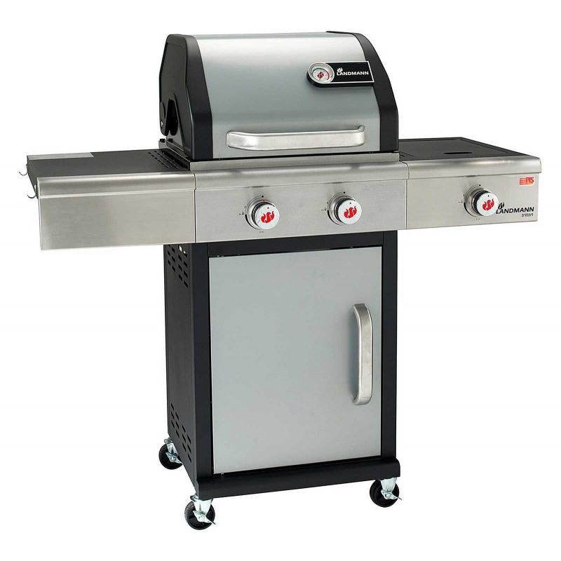 Gratar pe gaz Landmann Triton, gratare din fonta, PTS 2.1 arzatoare din inox 12911 - 1 Gratar pe gaz Landmann Triton, gratare din fonta, PTS 2.1 arzatoare din inox 12911 - 1