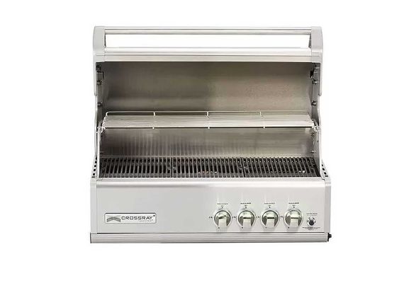 Gratar pe gaz cu 4 arzatoare infrarosu, incastrabil, gratare din fonta, Crossray by Heatstrip TCS4EU30 - 1 Gratar pe gaz cu 4 arzatoare infrarosu, incastrabil, gratare din fonta, Crossray by Heatstrip TCS4EU30 - 1