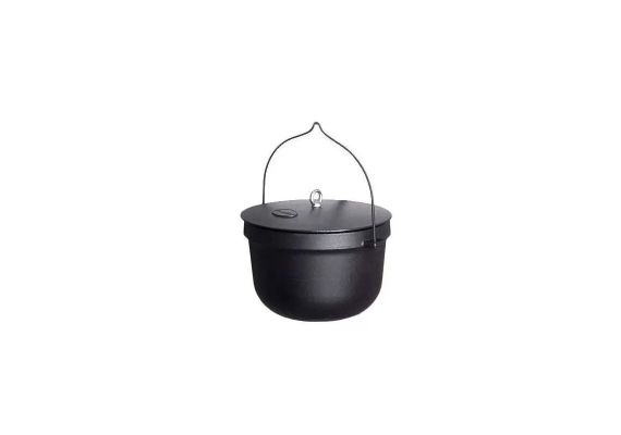 Ceaun din fonta emailata cu capac 20 litri PFH010 - 1 Ceaun din fonta emailata cu capac 20 litri PFH010 - 1