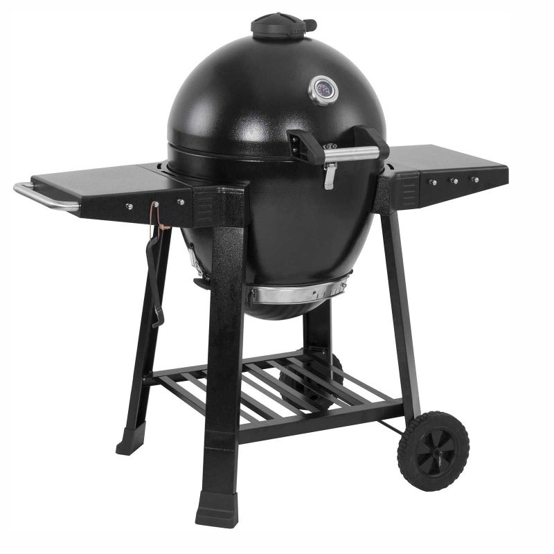 Gratar pe carbuni cu grill din fonta Grill Chef Landmann Kamado metalic 11504 - 1