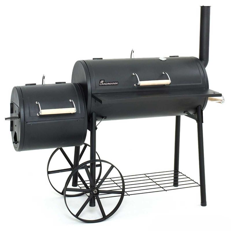 Gratar pe carbuni cu afumatoare BBQ Smoker Tennessee Grill Chef Landmann 11093 - 1