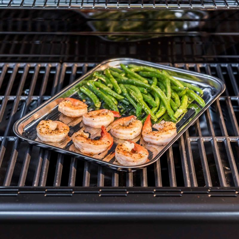 Tava din inox pentru gratar 34 x 24 x 2 cm Char-Broil 140582 - 5