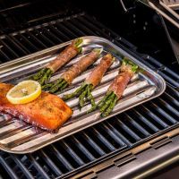 Tava din inox pentru gratar 34 x 24 x 2 cm Char-Broil 140582 - 6