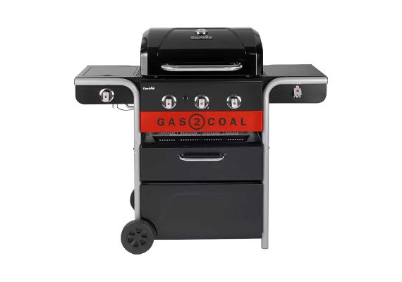 Gratar pe gaz si carbuni hibrid Char-Broil Gas2Coal 2.0 330 cu 3 arzatoare 140925 - 1 Gratar pe gaz si carbuni hibrid Char-Broil Gas2Coal 2.0 330 cu 3 arzatoare 140925 - 1