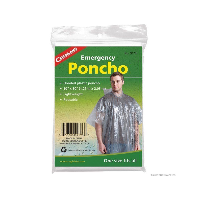 Poncho transparent pentru ploaie Coghlans - 1 Poncho transparent pentru ploaie Coghlans - 1