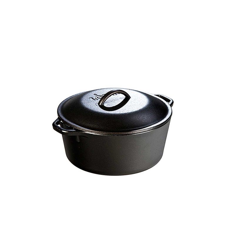 Ceaun din fonta cu capac - cuptor olandez Lodge 25,4 cm 4,8 litri L-8DOL3 - 1 Ceaun din fonta cu capac - cuptor olandez Lodge 25,4 cm 4,8 litri L-8DOL3 - 1