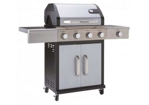 Gratar pe gaz Landmann Triton 12960, gratare din fonta, PTS 4+1 arzatoare din inox - 1 Gratar pe gaz Landmann Triton 12960, gratare din fonta, PTS 4+1 arzatoare din inox - 1