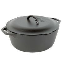 Ceaun din fonta cu capac - cuptor olandez Lodge 30 cm 6,7 litri L-10DOL3 - 1