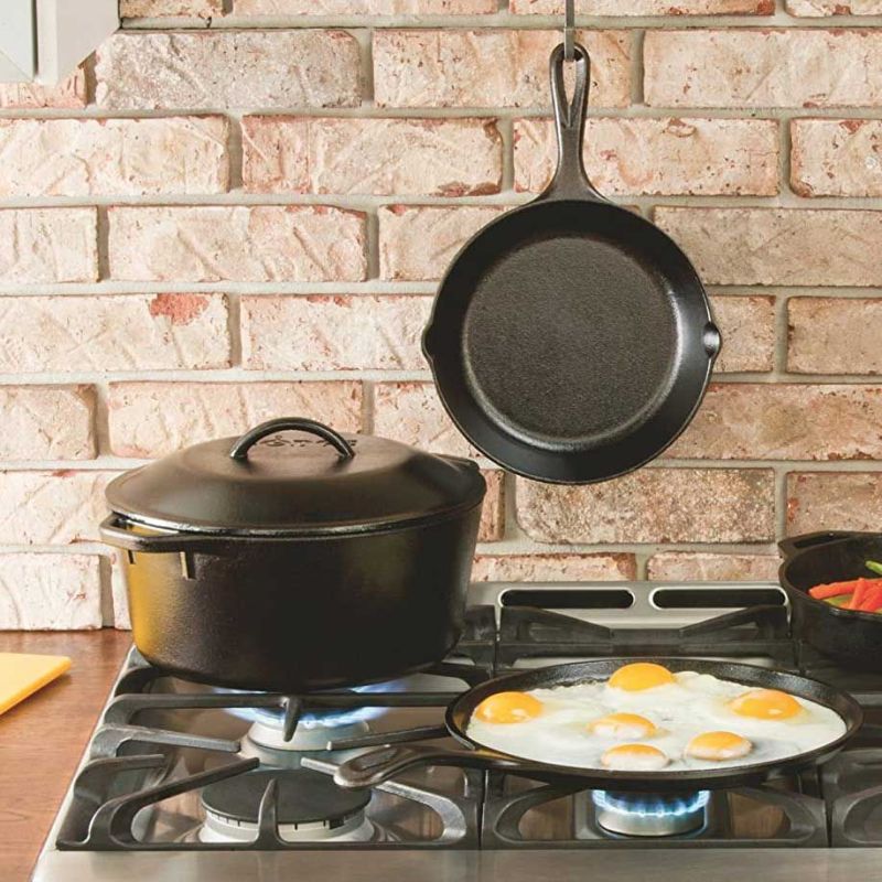 Ceaun din fonta cu capac - cuptor olandez Lodge 30 cm 6,7 litri L-10DOL3 - 12