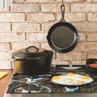 Ceaun din fonta cu capac - cuptor olandez Lodge 30 cm 6,7 litri L-10DOL3 - 12