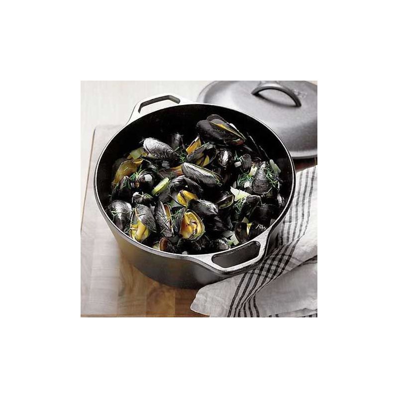 Ceaun din fonta cu capac - cuptor olandez Lodge 30 cm 6,7 litri L-10DOL3 - 10