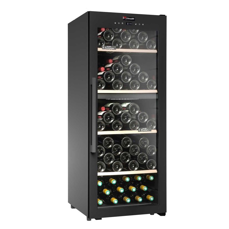 Racitor de vin, 110 sticle, compresor, 2 zone, Climadiff CD110B1 50 x 54 x 125,5 cm - 1